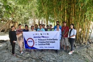 Members of the Forum for Disaster Risk Reduction (FPRB) take part in an activity under the I-CREATE programme in Oan Mane, Malaka, East Nusa Tenggara. Doc/YCWS.